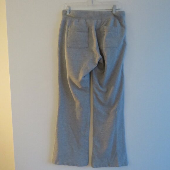 NORMA KAMALI Wide Leg Sweatpants Joggers in Heathered Gray Lounge - Size M - Picture 4 of 14